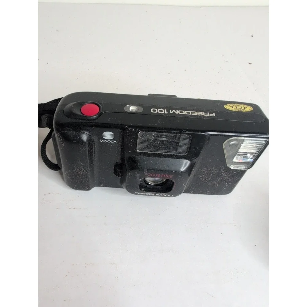 Vtg Camera Lot Kodak Handle Instamatic 20 Minolta Freedom 100 Polaroid 90 Sima